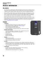 Предварительный просмотр 12 страницы Franklin Electric CERUS X-DRIVE CXD-003A-4V Installation And Operation Manual