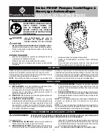 Preview for 5 page of Franklin Electric FBSGF Series Owner'S Manual