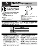 Franklin Electric FBSTF Series Owner'S Manual preview