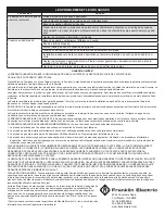 Preview for 8 page of Franklin Electric FTT Series Owner'S Manual