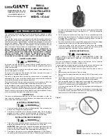 Preview for 1 page of Franklin Electric Little Giant 1-EA-42 Manual