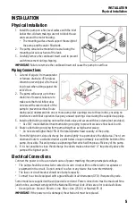 Preview for 5 page of Franklin Electric Little Giant 554421 Owner'S Manual