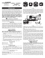 Preview for 1 page of Franklin Electric Little Giant TPS Instruction Sheet