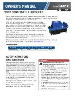 Preview for 3 page of Franklin Electric LittleGIANT 20 230 V Series Owner'S Manual