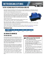 Preview for 9 page of Franklin Electric LittleGIANT 20 230 V Series Owner'S Manual