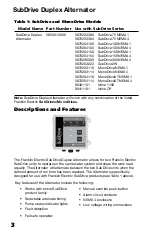 Preview for 3 page of Franklin Electric SubDrive Duplex Alternator Installation Manual