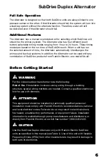 Preview for 6 page of Franklin Electric SubDrive Duplex Alternator Installation Manual