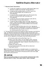 Preview for 12 page of Franklin Electric SubDrive Duplex Alternator Installation Manual