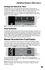 Preview for 14 page of Franklin Electric SubDrive Duplex Alternator Installation Manual