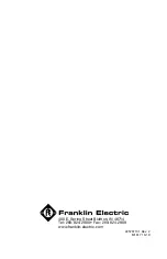 Предварительный просмотр 2 страницы Franklin Electric SubDrive NEMA 4 Instruction Manual