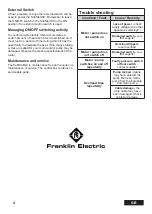 Preview for 6 page of Franklin Electric SubStart SC Assembly And Operation Instructions Manual