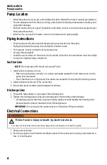 Preview for 4 page of Franklin Electric Turf Boss FTB1CI-SSI Series Owner'S Manual