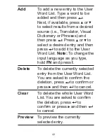 Preview for 42 page of Franklin Explorer EST-7014 User Manual