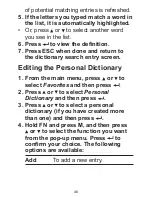 Preview for 46 page of Franklin Explorer EST-7014 User Manual