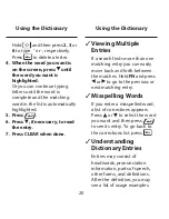 Preview for 21 page of Franklin Explorer FR-S1400 User Manual