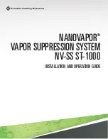 Franklin Fueling Systems NANOVAPOR NV-SS ST-1000 Installation And Operation Manual preview