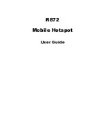 Preview for 1 page of Franklin Wireless R872 User Manual