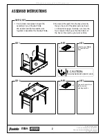 Предварительный просмотр 3 страницы Franklin 54093X Manual