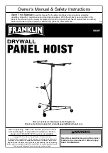 Franklin 58307 Owner'S Manual & Safety Instructions preview