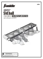 Franklin AQUATICZ SkEball 52702 Quick Start Manual preview