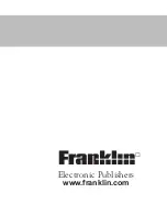 Preview for 34 page of Franklin BFQ-450 User Manual