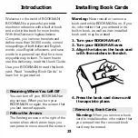 Preview for 5 page of Franklin BOOKMAN BQL-2066 User Manual