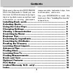 Preview for 3 page of Franklin BOOKMAN BTG-2008 User Manual