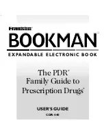 Franklin BOOKMAN CDR-440 User Manual preview