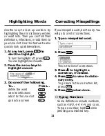 Preview for 11 page of Franklin BOOKMAN COL-640 User Manual