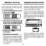 Предварительный просмотр 6 страницы Franklin BOOKMAN DMF-440 (French) Manuel D'Utilisation