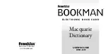 Franklin BOOKMAN DMM-2075 User Manual preview