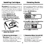 Preview for 5 page of Franklin BOOKMAN EMG-2006 User Manual