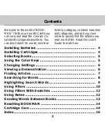 Preview for 3 page of Franklin BOOKMAN ENC-640 User Manual