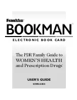 Предварительный просмотр 1 страницы Franklin BOOKMAN GWH-2055 User Manual