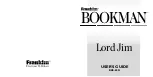 Preview for 1 page of Franklin BOOKMAN Lord Jim BKS-6001 User Manual