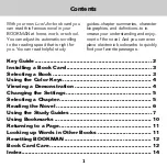 Preview for 3 page of Franklin BOOKMAN Lord Jim BKS-6001 User Manual