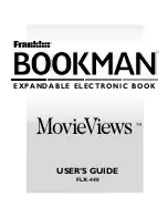 Franklin Bookman MOVIEVIEWS FLX-440 User Manual preview