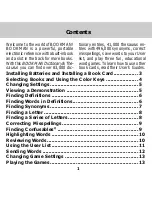 Preview for 3 page of Franklin Bookman MWD-640 User Manual