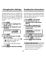 Preview for 8 page of Franklin BOOKMAn XGT-2043 User Manual