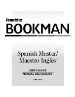 Franklin BOOKMAN User Manual предпросмотр