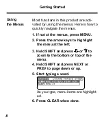 Preview for 9 page of Franklin BTG-400 User Manual