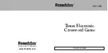 Franklin CGT-300 User Manual preview