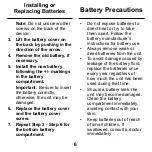 Preview for 7 page of Franklin CGT-300 User Manual