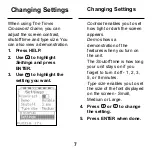 Preview for 8 page of Franklin CGT-300 User Manual