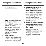 Preview for 14 page of Franklin CGT-300 User Manual