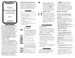 Franklin Collins Crossword Solver CWM-109 User Manual preview