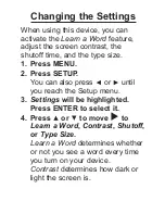 Preview for 19 page of Franklin Collins DMQ-1490 User Manual