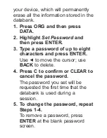 Preview for 66 page of Franklin Collins DMQ-1490 User Manual