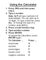 Preview for 67 page of Franklin Collins DMQ-1490 User Manual