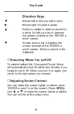 Preview for 5 page of Franklin Crossword Puzzle Solver CWM-108 User Manual